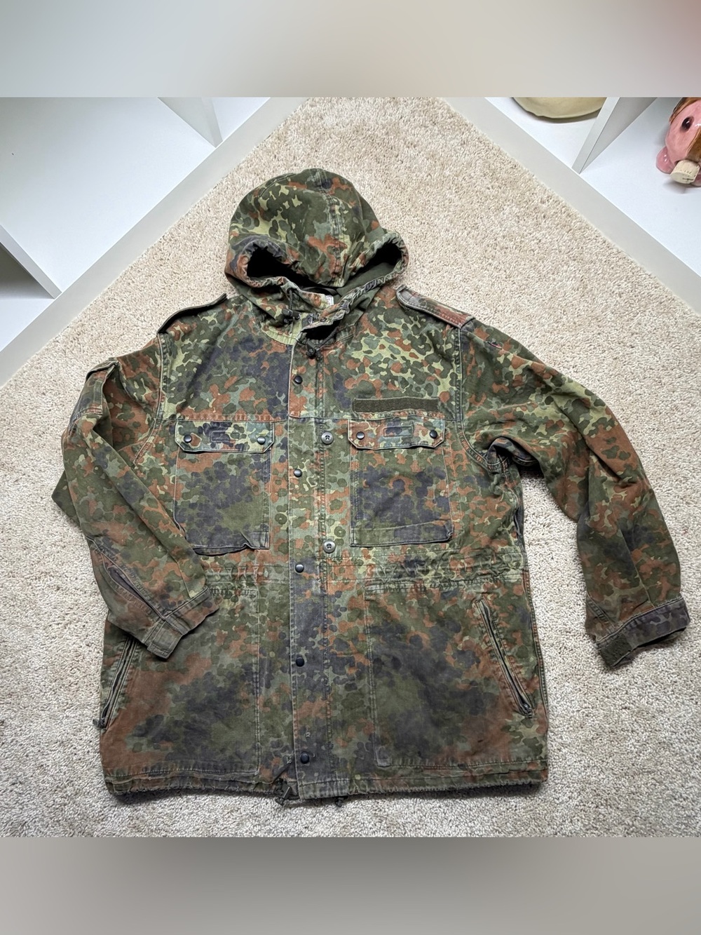 German Military Flecktarn Parka Jacket